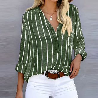 Savannah Striped Relaxed Shirt