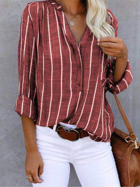 Savannah Striped Relaxed Shirt
